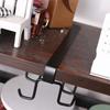 Double-row for Cabinet,Kitchen,Bar Kitchen Organizer Mug Hook Rack Cabinet Hook Hanging Cup Holder