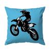 1 Pc Motorcycle Rider Pillow Cover For Home Living Room Bedroom Sofa Office Decorative Pillowcase Soft Throw Pillows 45*45 Cm