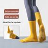 Five-Toe Non-Slip High-Top Cotton Yoga Socks for Summer Pilates & Exercise
