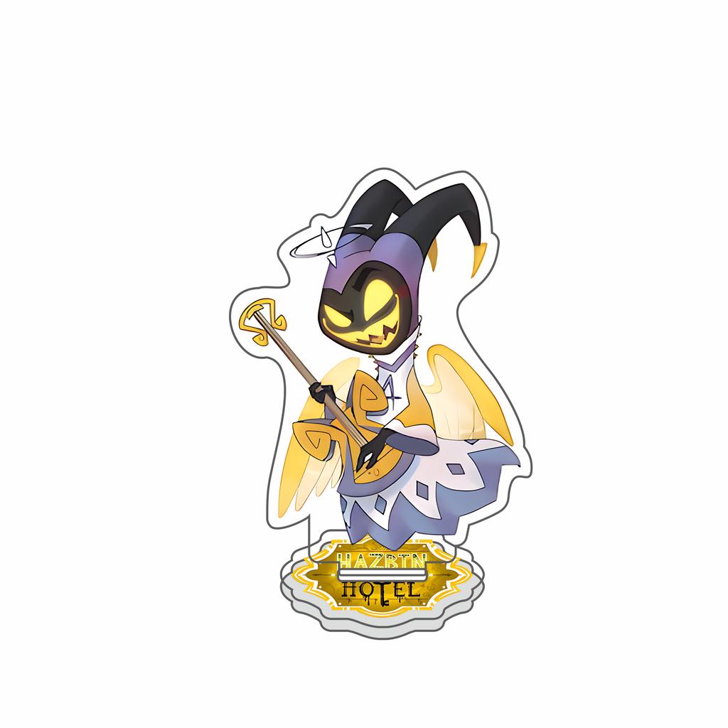 Anime Figure Hazbin Hotel Charlie Morningstar Vaggie Alastor Acrylic figure stand Desktop ornament Festival keychain