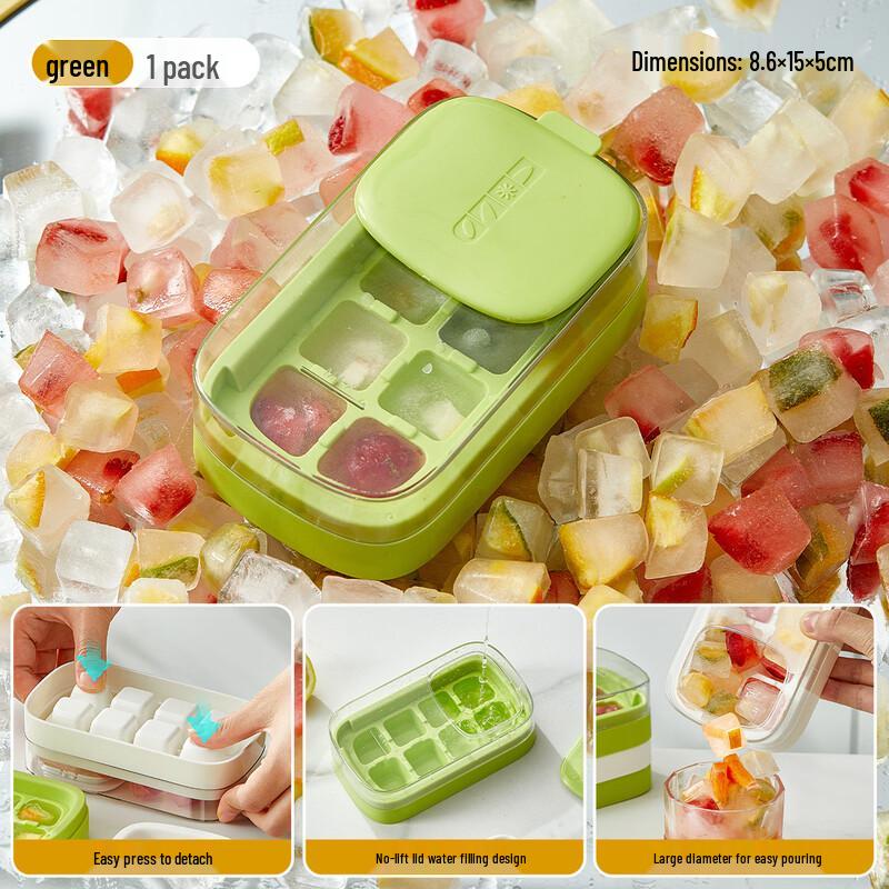 LISM Hands-Free Press Ice Cube Tray