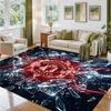 Tappeto in Velluto Cristallo Design Manchester United Tappetino Decorativo Morbido per Ingresso Camera da Letto
