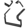 Motorcycle Navigation Bracket Kit Phone Holder GPS Front Stand Sturdy Durable Metal Black