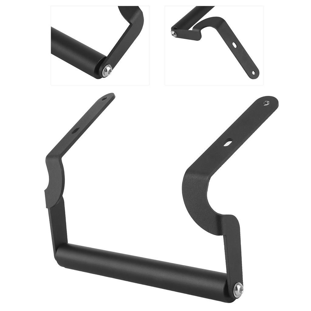 Motorcycle Navigation Bracket Kit Phone Holder GPS Front Stand Sturdy Durable Metal Black