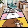 Nightly Friends bears Adventure Office Rug Chair Mat, Game Carpet, Suitable for Front Door, Bedroom, Living Room, Desk, Holiday Gift