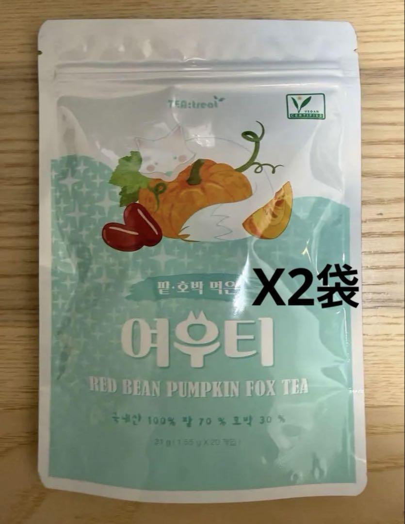 

[USED] Korea Yotee Twice Sana Recommended Azuki Pumpkin, 20 packets x 2 bags