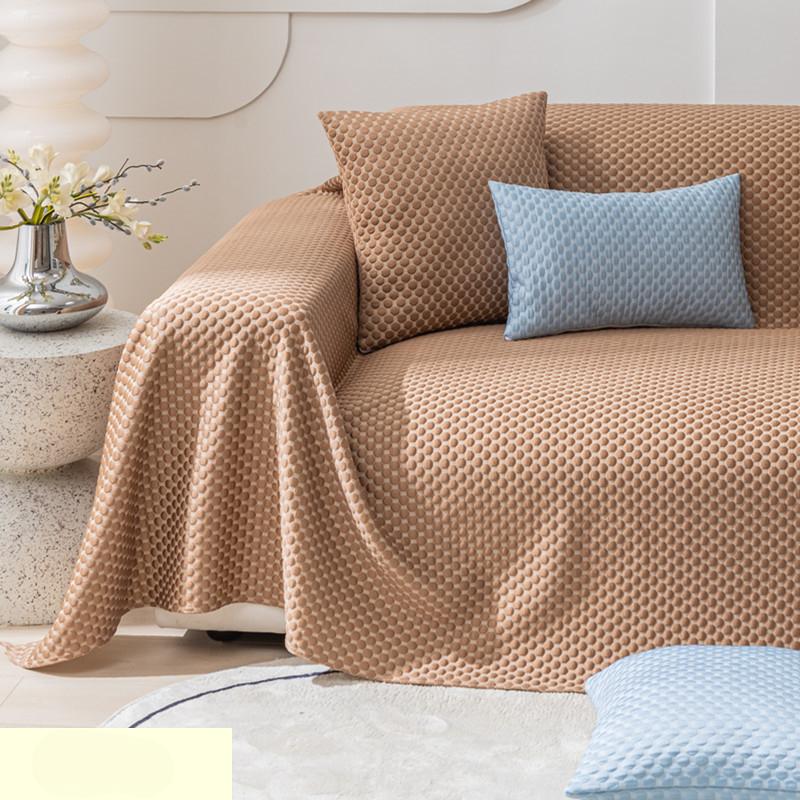 Sofa Cushion Summer Black Technology Cool Sofa Cover Towel Ice Silk Mat All Wrapped Simple Sofa Cover Summer