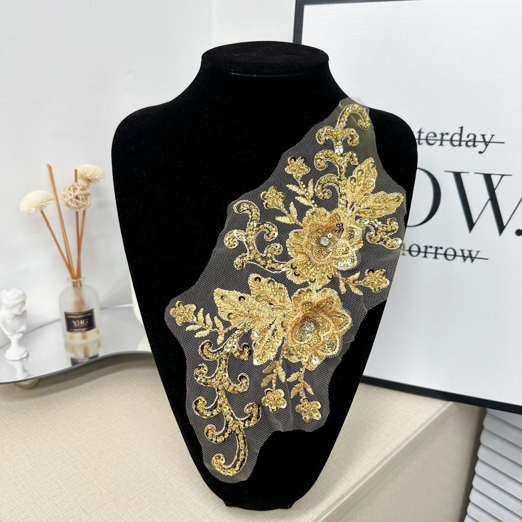 Heavy Industry Embroidery Colorful Beads Decal Decorative Accessories Three-Dimensional Flowers Nail Beads To Flowers