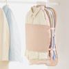 Clothes Compressed Board Foldable Fabric Compression Storage Bags With Dust Cover Wardrobe Organizer Space-Saving Home