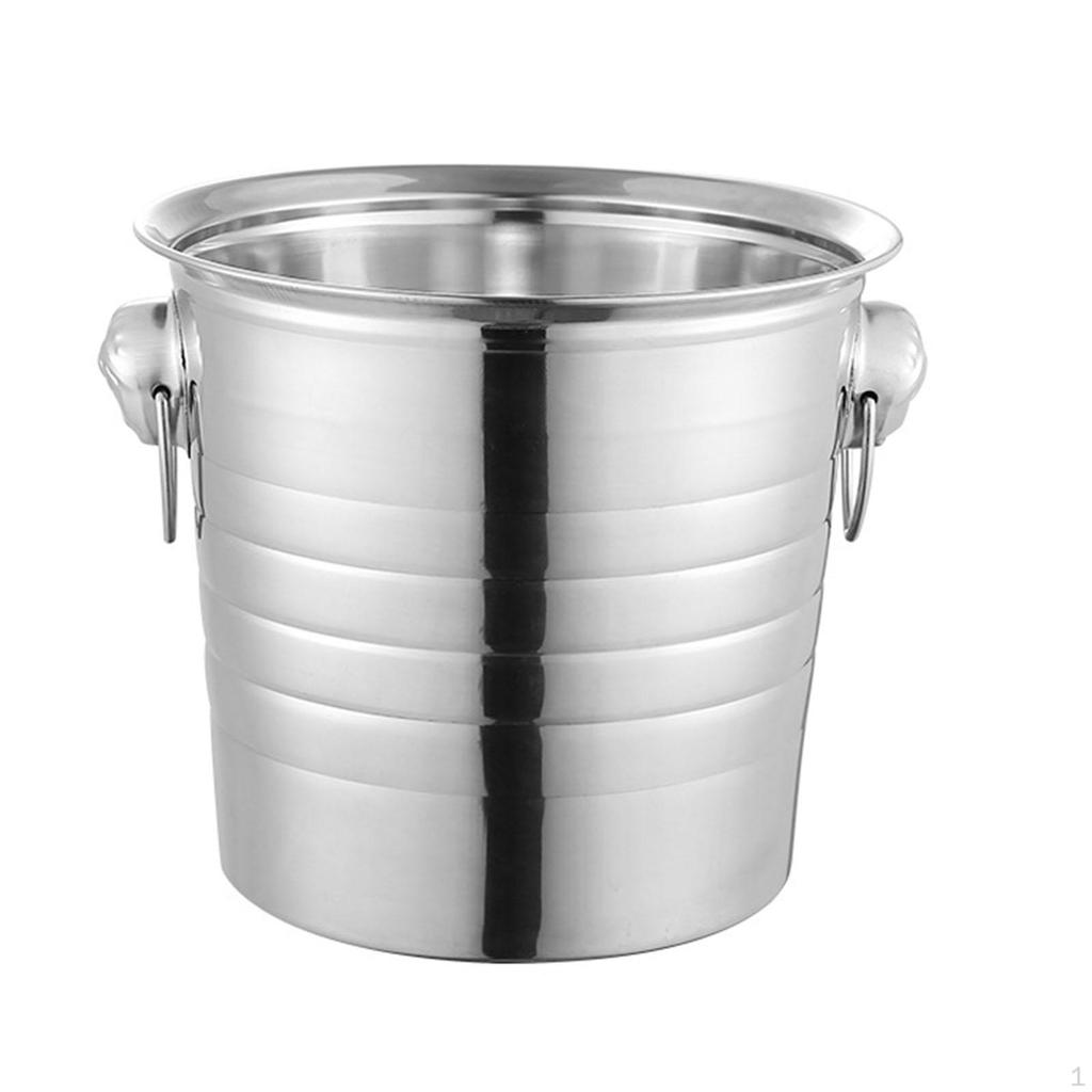 Cubo de hielo con abrazadera, cubos de cerveza, práctico y portátil, herramienta para enfriar bebidas para fiestas en hoteles.