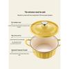 Buydeem 24CM Cast Iron Enamel Pot