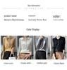 Women's Slimming Knit Wool Polo Collar Top with Pockets - Spring Style