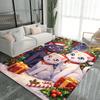3DPretty Guardian Sailor Moon Pattern Rug, Non-slip Floor Mat, Suitable for Children's Playrooms, Bedrooms, Crawling Mats, Stain