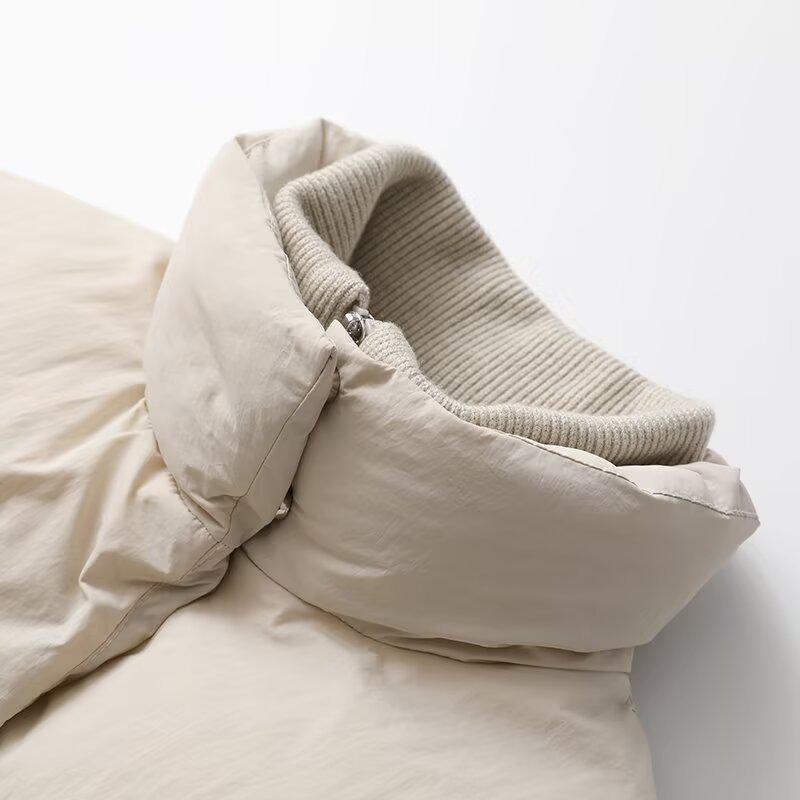 2024 Winter Women's European & American Style Patchwork Long Sleeve Cotton-Padded Jacket