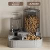 Cat and Dog Automatic Feeder Cat Dog Feeding and Water Fountain Drinker Pet Food Storage Dispenser Container Pet Accessories New