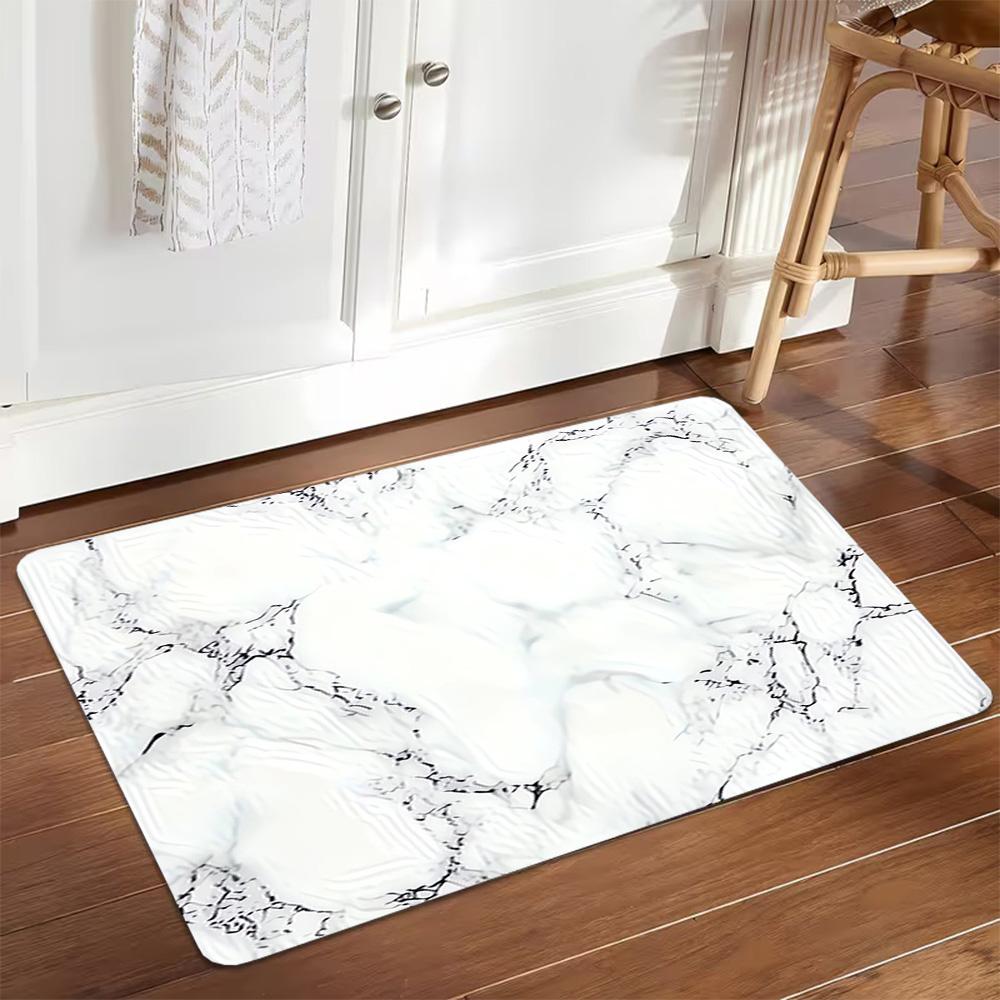 Marble Texture Background Pattern Decoration,Carpet,Living Room,Bedroom, Non-slip,Square rug