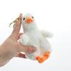 Yousheng Squeaky Duck Keychain with Hanging Buckle Stuffed Animal Toy Plushie Doll Key Ring Holder Handbag Backpack Decoration Birthday Gift
