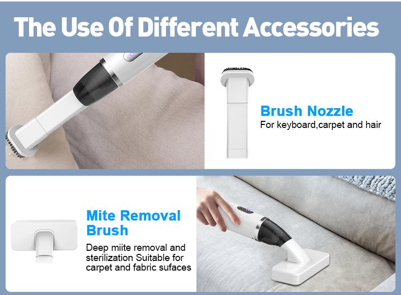 Wireless Car Vacuum & Charger: High Suction Handheld for Car & Home Dust Removal
