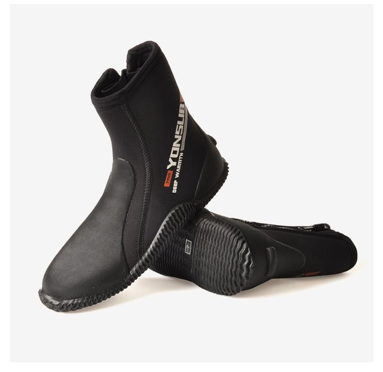 7MM Neoprene Diving Boots High Upper Cold Proof Non-slip Fish Hunting Scuba Diving Snorkeling Women Water Shoes
