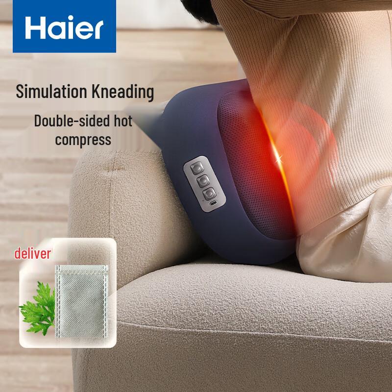 Haier HL-M6C Shiatsu Back & Neck Massager Pillow