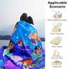 1pc, Disney Classic Princesses Blanket Seasonal Home Decorative Throw for Room, Soft Warm Bedding Gift Idea for Family and Friend, Living Room