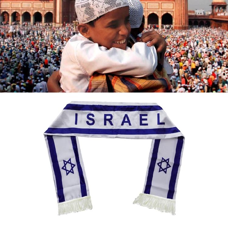 Jüdischer Gebetsmann Turban für Herbst Winter Winddichter Schal mit kurzen Quasten