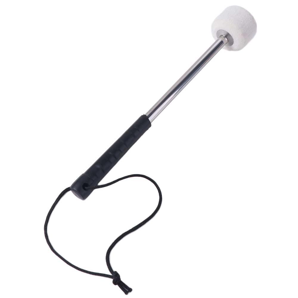 1Pc Stainless Steel Bass Drum Mallet Hanging Rope Instrument Sticks  Musical Instrument