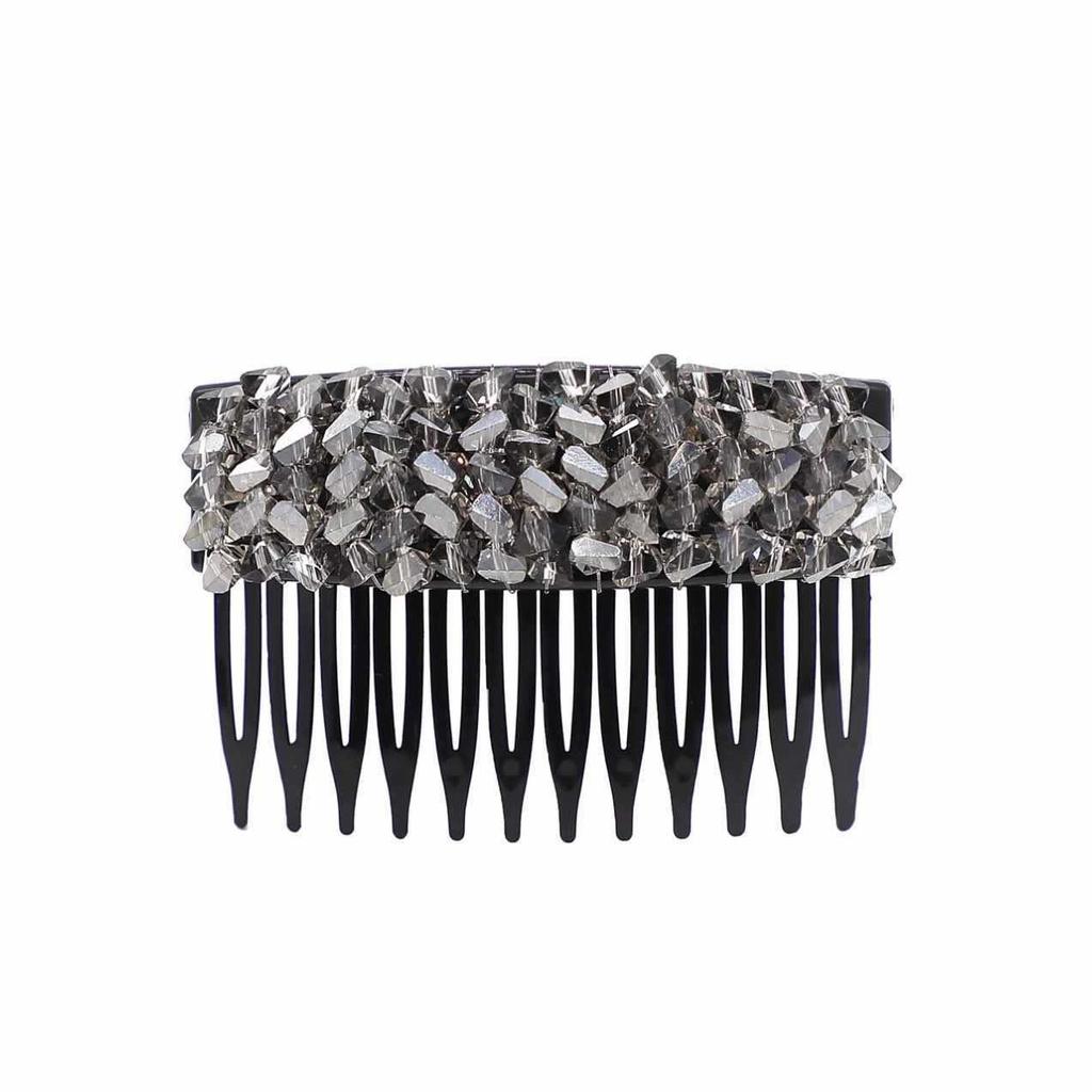 2026 New Korean Rhinestone Comb Hair Clip Broken Hair Artifact Shiny Invisible Hair Styling Accessory Teeth Headwear Girls