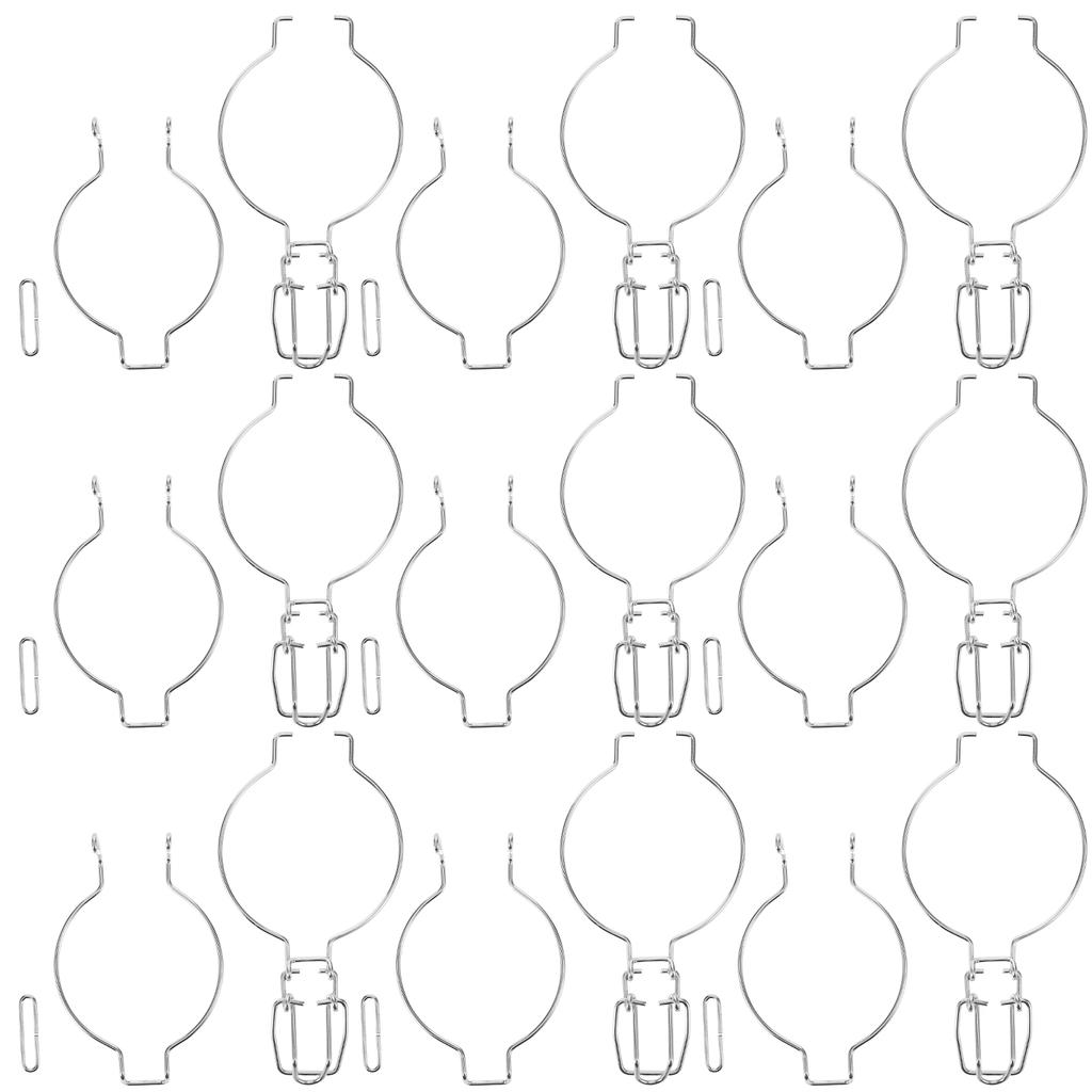 10 Stück Drahtverschlussklemme Verschlussdose Schnalle Edelstahl Befestigung Glasbehälter Auslaufsicherer Behälter Küchenaufbewahrung Metallversiegelung