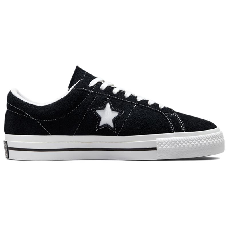 Converse One Star Retro Non-slip Wear-resistant Lightweight Low-top Skate Shoes Unisex Black