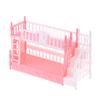 Doll Toy European Furniture Style Bunk Bed Double Bunk Bed Girl Birthday Toy