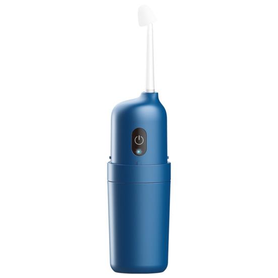 1 Set 200ML Nasal Washer with Water Tank High Frequency USB Charging Rotatable Head 3 Gears Impulse Type Nose Washer Daily Use