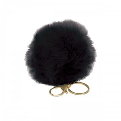 Faux Fur Pom Pom Keyring