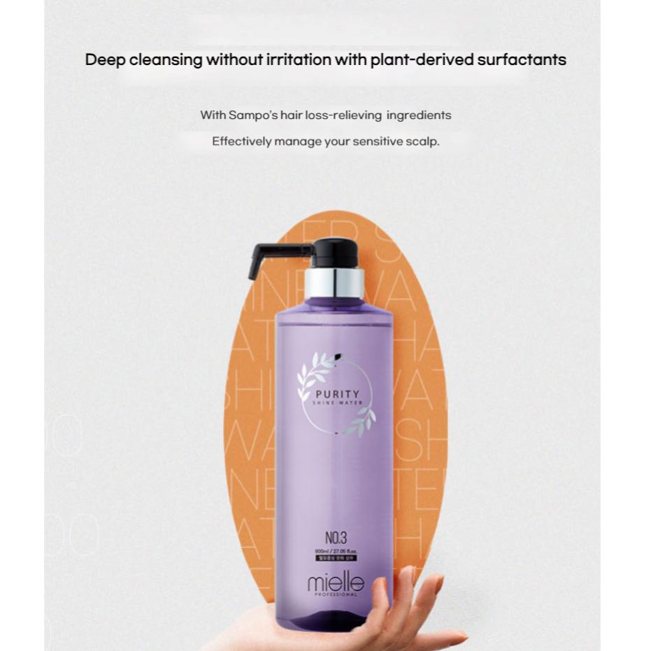 Mielle Purity Shine Water Shampoo Plus 800ml