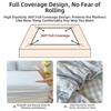 Thicken Non Slip Fitted Sheet 120/150/180cm Plaid Style Bed Cover Elastic Band Washed Cotton Elastic Bedsheet Home Bedroom Use