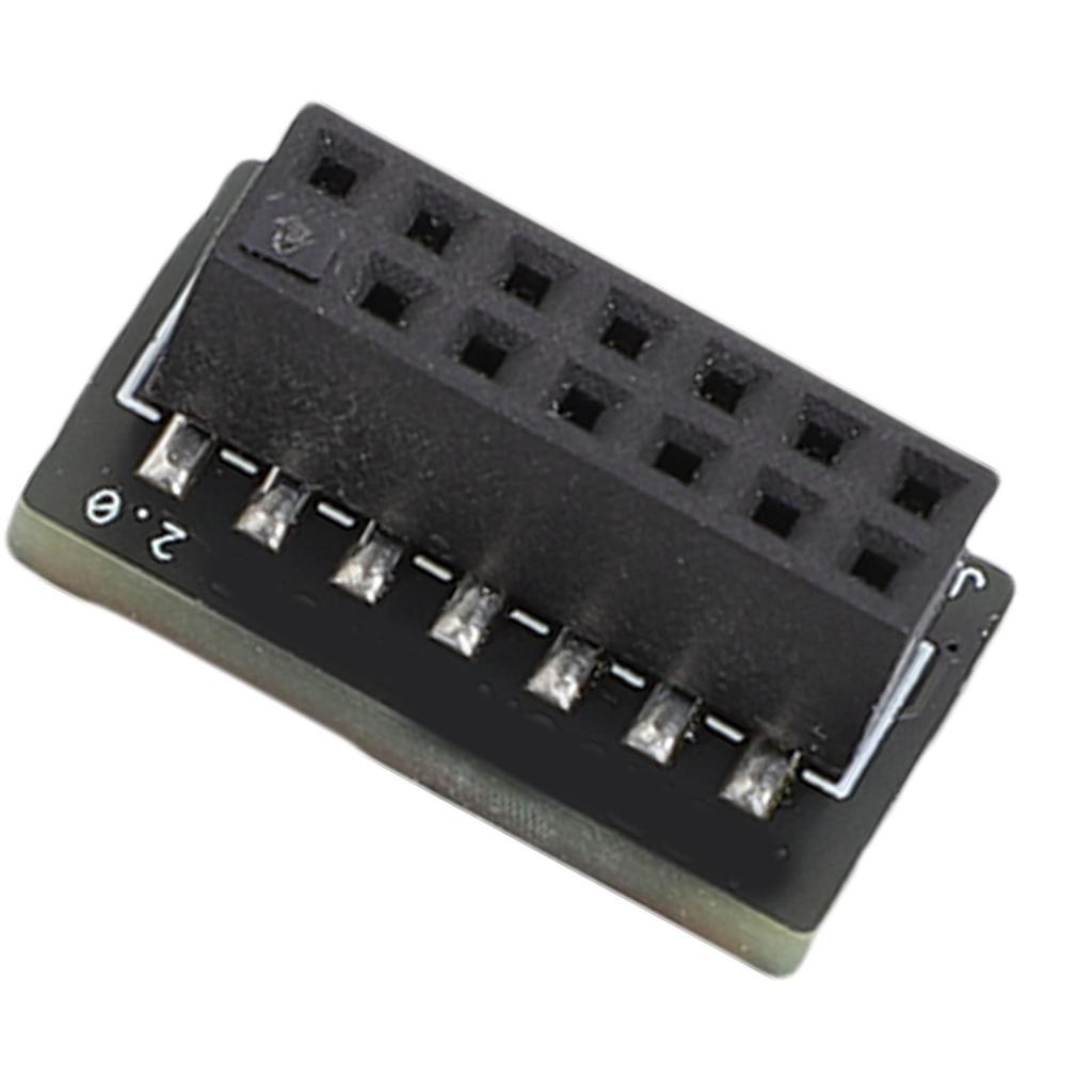 TPM 2.0 Module Replacement for ASRock Motherboard SPI 14Pin Encryption Security Module for Win 11