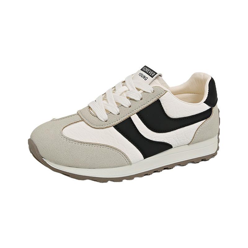 2025 Autumn New Retro Moral Training Shoes Low-top Flat-soled Single Shoes Commuting Forrest Gump Shoes Casual Versatile Board Shoes Single Shoes