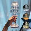 Luminária de mesa com diamante rgb, usb, sensor de toque, decoração acrílica, para quarto, bar, iluminação de cristal, presente, luz noturna led