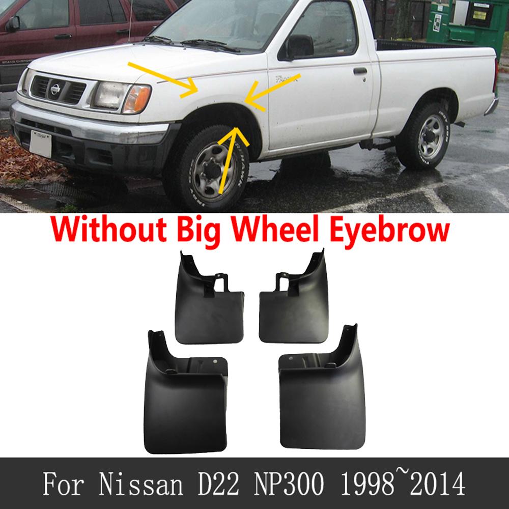 

Брызговики для Nissan Navara D22 Datsun Frontier NP300 4x4 1998 ~ 2014, брызговики на крыльях, грязезащитный чехол no wheel eyebrows