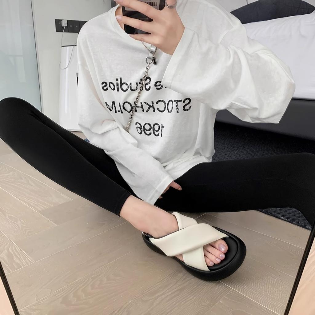 Flip-flops children wear grape mother Huizhou women's shoes in summer 2025 spring and summer platform casual shoes simple