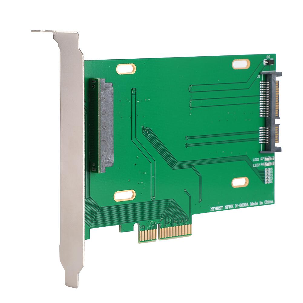 PCIe X4 To 2.5-inch NVMe U.2 SSD SF8639 Riser Card for Intel 750 P3700Samsung PM963