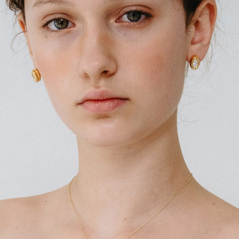 CUD Duet Oval Earring