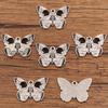 6 Styles European and American Mysterious Black Butterfly Alloy Pendant Charm