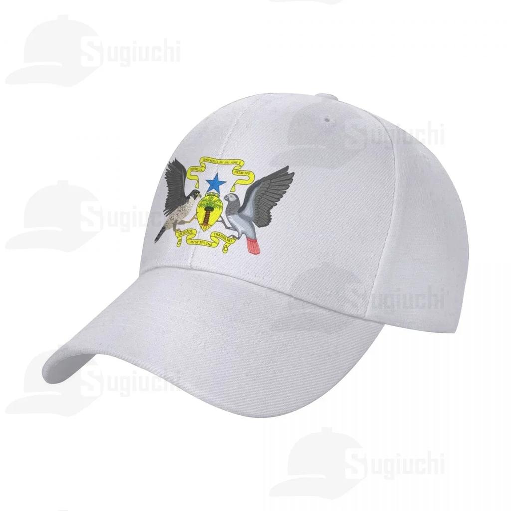 2025 National Emblem Of Sao Tome And Principe Coat Of Arms Sun Baseball Cap Dad Hats Adjustable For WoUnisex WoWoUnisex Unisex Outdoor Hat