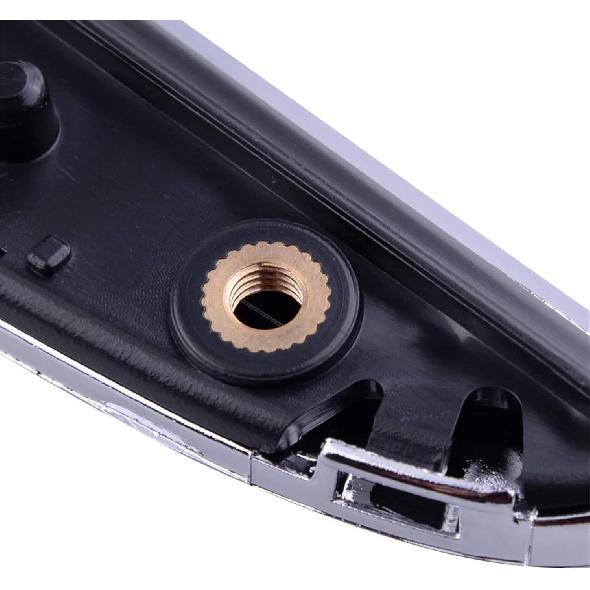 2-pieces Chrome Plated Left and Right Hood Trims Above Kidney Grille Replacement for E90 E91 3-Series 325i 330i 328i 2006 2007 2008