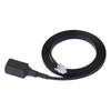 Durable 6-Pin Detachable Handheld Microphone Extension Cable for Yaesu Walkie-Talkies, 155cm Long