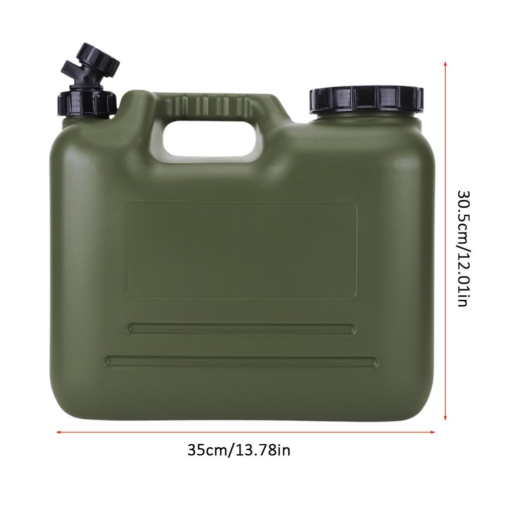 10L/15L No Leakage Camping Bucket with Spigot Water Dispenser W/ Wide Filler Opening for Vehicle Car Outdoor Hiking Picnic