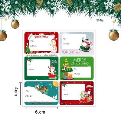 Christmas Stickers for Kids, Holiday Decorations, Xmas Party Labels, Festive Gift Tags, DIY Toy Decals (100Pcs)