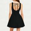 Women's Fashion Color Sleeveless Dress