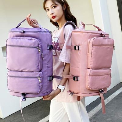 Large Capacity Women'S Travel Bag Casual Weekend Travel Backpack Ladies Sports Yoga Luggage Bags Multifunction Crossbody